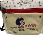 BOLSO BANDOLERA  MUJER MAFALDA CON FRASE | M23-4641RJ