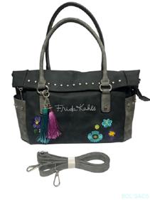 BOLSO MUJER ASAS Y BANDOLERA FRIDA KALHO | K-4950NE